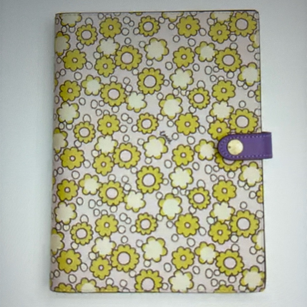 🌼💜🌼 COACH Floral Print Notebook with Purple Accent 🌼💜🌼 NWT 🌼💜🌼